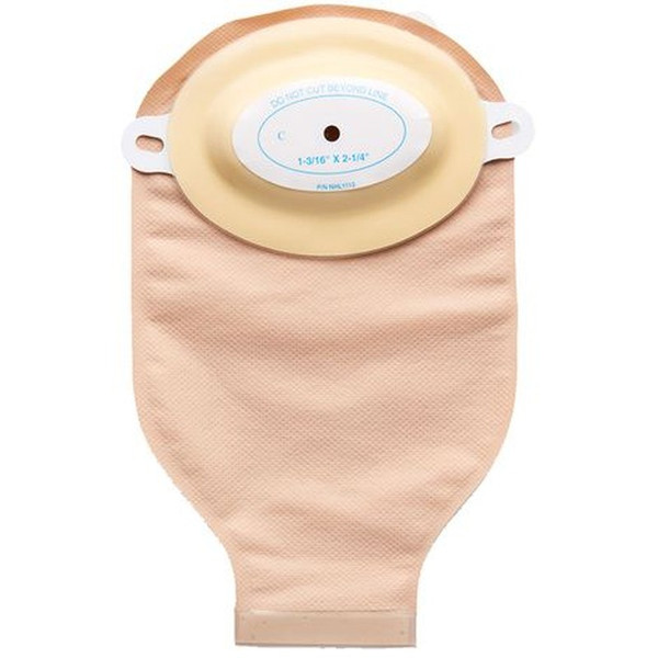 Nu Hope Laboratories - 7264-C - 1 - Piece Post - Op Adult Drainable Pouch Cut - To - Fit Convex 1/2" X 2 - 3/4" Oval - Box/10