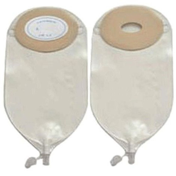 Nu Hope Laboratories - 8644-Dc - 1 - Piece Post - Op Adult Urinary Pouch Cut - To - Fit Deep Convex 1/8" X 2" Oval - Box/10