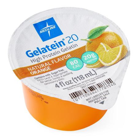 Medline - Ent691 - Gelatein 20 Active, Orange, 4 Oz Cup - Each