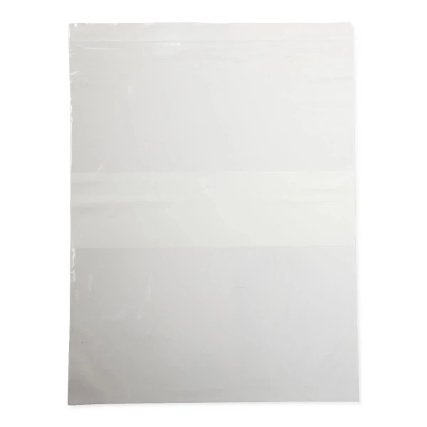 Medline - Nonzip1215 - Bag,Plastc,Zip,White Write On,12x15,2mil - Each