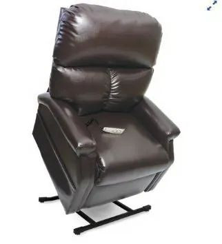 Pride Health Care - Lc250 - 3 - Position Split Back Lift Chair Burgundy Faux Leather Without Casters - Each