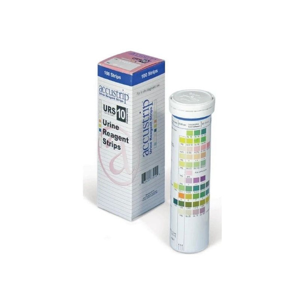 Medline - Accustrip - Janua870 - Reagent Test Strips Blood, Glucose, Ketone, Leukocyte, Nitrite, Ph, Protein, Specific Gravity  Bottle - Bottle/1