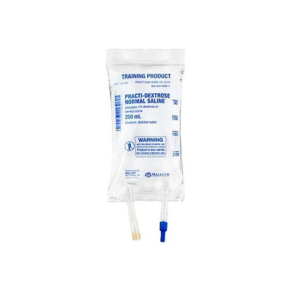 Wallcur - Practi-Dextrose Normal Saline - 281Dn - 250Ml Iv Bag Dextrseds - Each