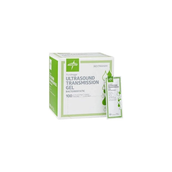 Medline - Ctr001201 - Ultrasound Gel Conductive 0.7 Oz Packet - Case/100