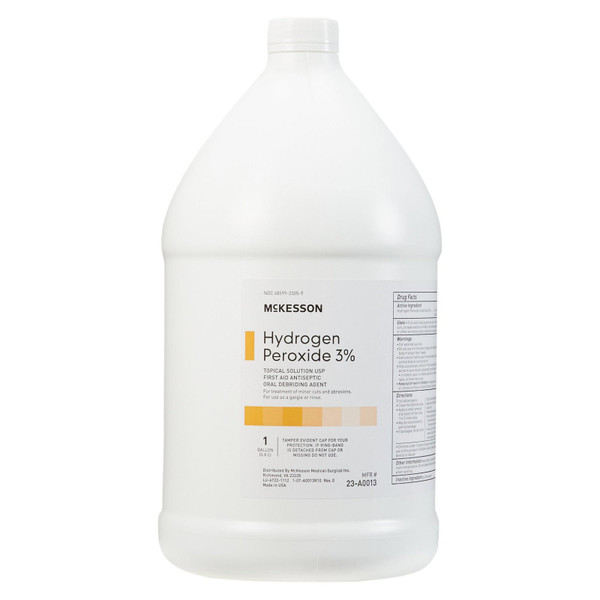 Mckesson - Mckesson Brand - HDX-D0011 - Hydrogen Peroxide, 3 Antiseptic Topical Liquid 