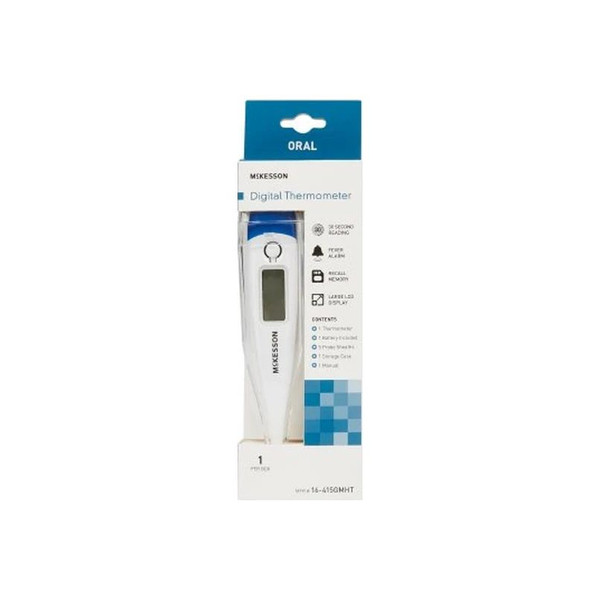 Mckesson - 16-415Gmht - Digital Stick Thermometer Oral Probe Handheld - Case/20