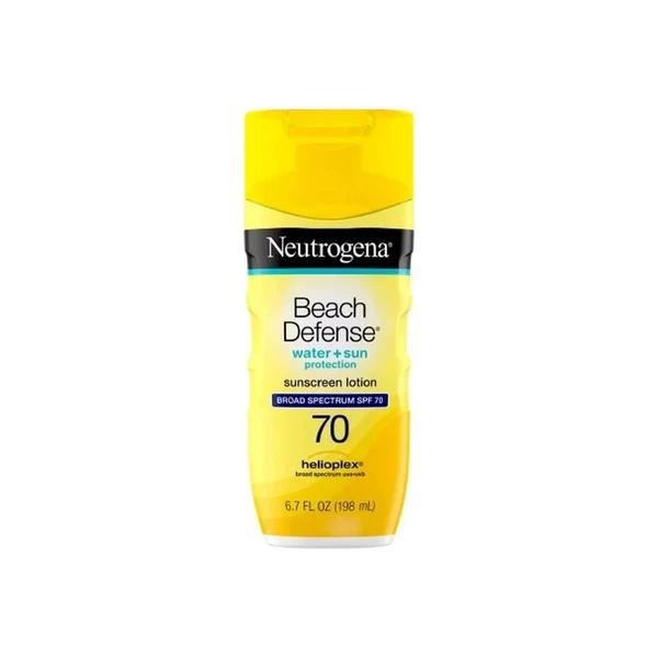 Johnson & - Neutrogena Beach Defense - 08680087272 - Sales - Sunscreen Spf 70 Lotion 6.7 Oz Bottle - Each