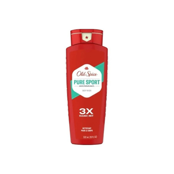 Procter & Gamble - Old Spice Pure Sport - 03700039316 - Body Wash Liquid 18 Oz Bottle Clean Scent - Each