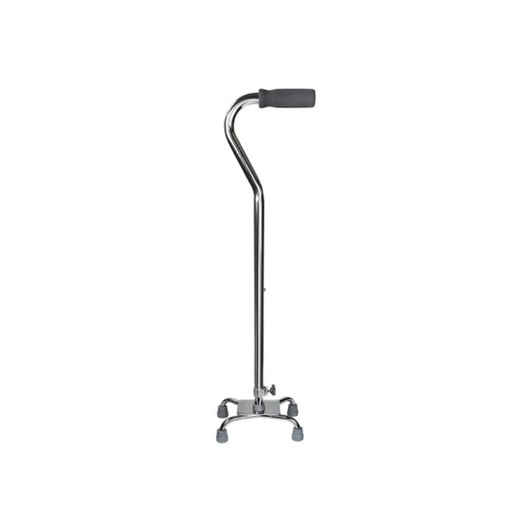 Mckesson - 146-10301F-4 - Small Base Quad Cane Steel 30 To 39 Inch Height Chrome - Each