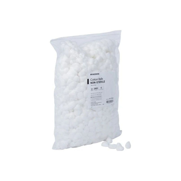 Mckesson - 16-9153 - Cotton Ball Medium Nonsterile - Bag/2000