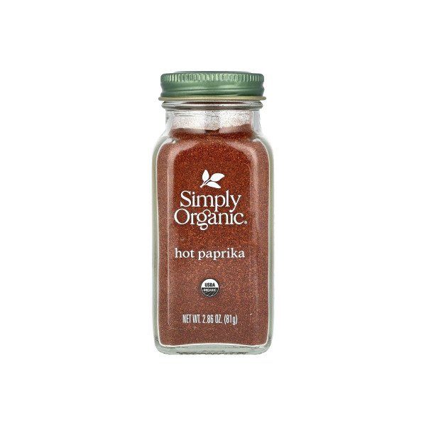 Simply Organic - 19650 - Hot Paprika 2.86 Oz Bottle - Each