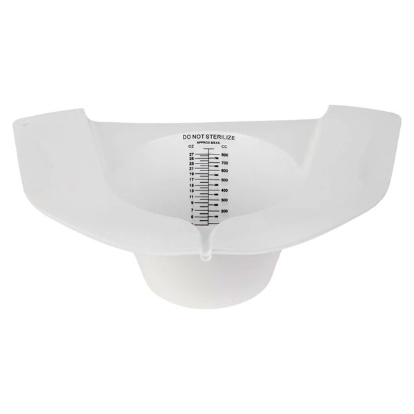 Mckesson - 16-9522 - Commode Specimen Collector 800 Ml (27 Oz.) Without Closure Unprinted Nonsterile - Each