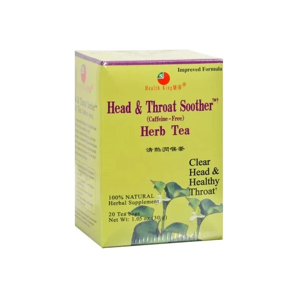 Health King Medicinal Teas - 239031 - 417576 - Head And Throat Soother Herb Tea - 20 Bags - Each