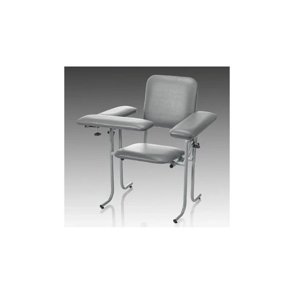 Mckesson - 63-20Usuf-2 - Blood Drawing Chair 1 Straight Arm / Flip Up Gray - Each