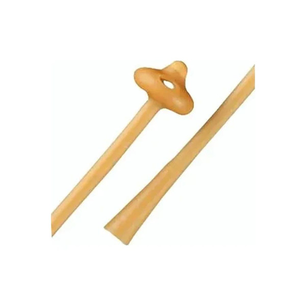 Bard Rochester - 064018 - Home Health Div Pezzer Mushroom Latex Catheter 18 Fr, Two Eyes, Sterile, Single - Use, Proportionate Head - Each