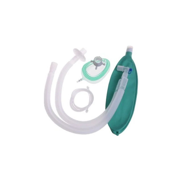 Medline - Dynjaa0110 - Anesthesia Breathing Circuit Corrugated Tube 90 Inch Dual Limb Adult 3 Liter Bag Single Patient Use - Case/20