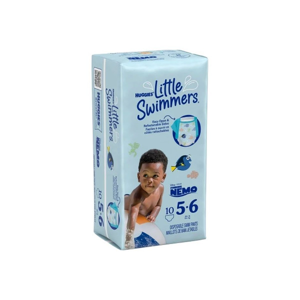 Kimberly Clark - Huggies Little Swimmers - 18345 - Unisex Baby Swim Diaper Large Disposable Heavy Absorbency - Case/80