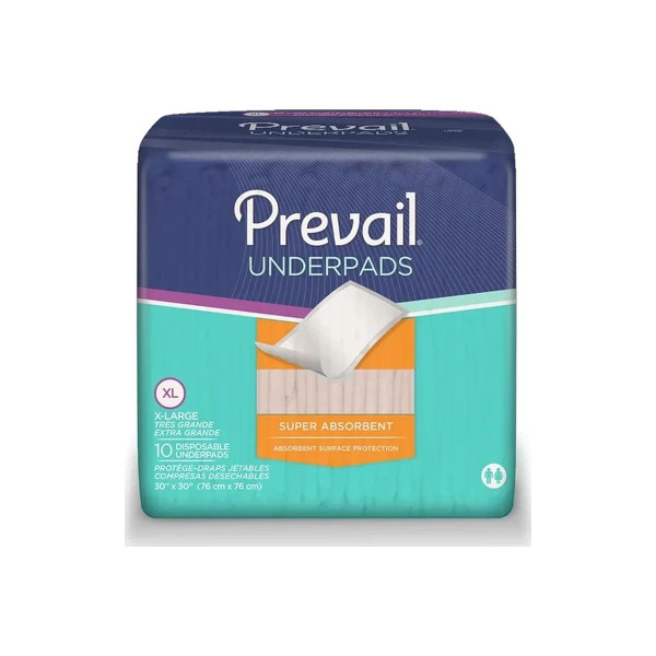 First Quality - Prevail Total Care - Up-425 - Disposable Underpad 30 X 36 Inch Polymer Heavy Absorbency - Bag/25