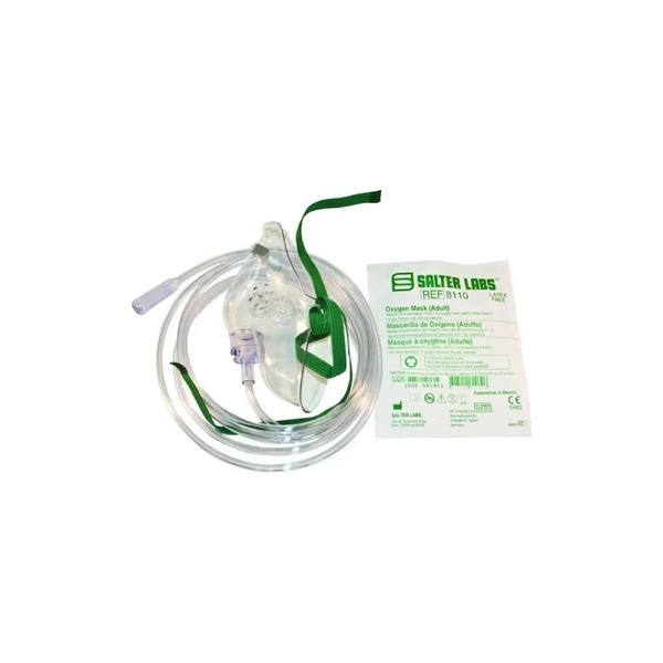 Roscoe Medical - 8110 - Adult Elongated Oxygen Mask, W/7Ft - Each