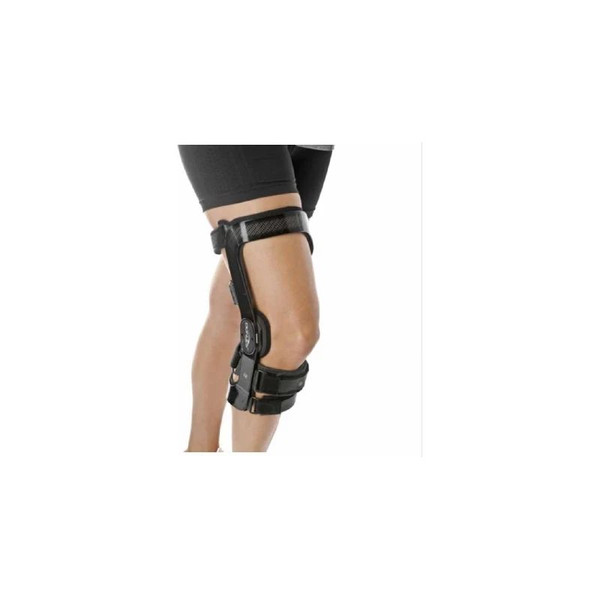 Djo Djorthopedics - Oa Fullforce Medial - 11-1579-4 - Knee Brace Large D - Ring / Hook And Loop Strap Closure 21 To 23 - 1/2 Inch Thigh Circumference 15 17 16 18 Calf Left - Each