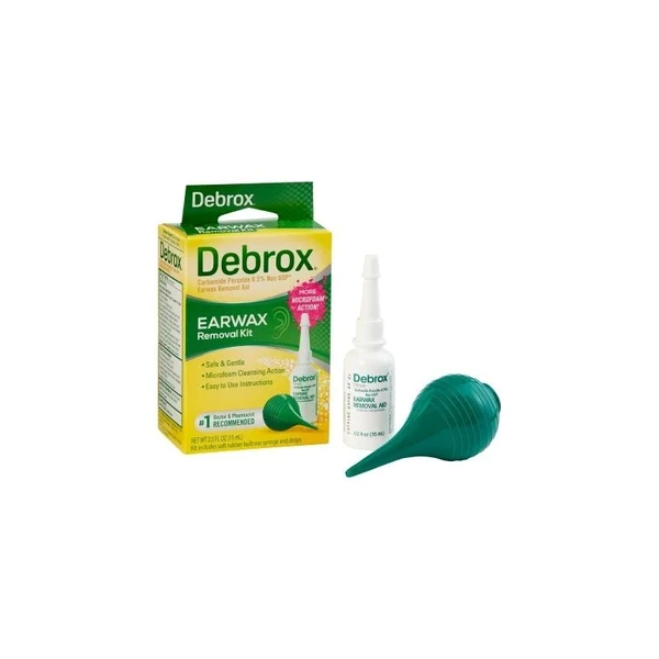 Medtech Laboratories - Debrox - 04203710479 - Ear Wax Remover 0.5 Oz Otic Drops 6.5% Strength Carbamide Peroxide - Each