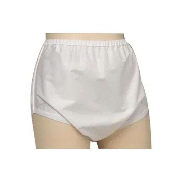 Salk - 850S - Sani - Pant Moisture Proof Pull - On Cover Ups Small, White, Unisex, 22" To 28" Waist, Reusable - Each