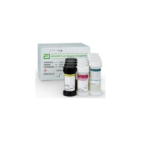 Abbott - Architect - 02K4320 - Reagent Kit Cardiac Marker Myoglobin For Ci8200 / I1000Sr I2000 I2000Sr Analyzers 400 Tests - Box/400