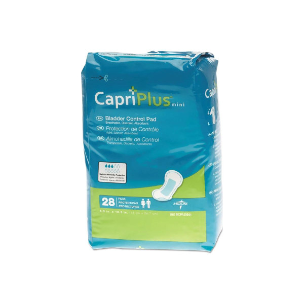 Medline - Bcpe02z - Capri Plus Bladder Control Pads - Bag/28