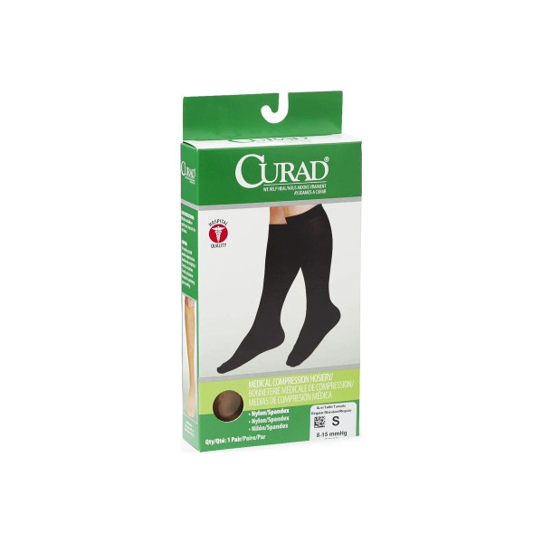 Medline - Curad - Mds1712Ath - Knee - High Compression Hosiery