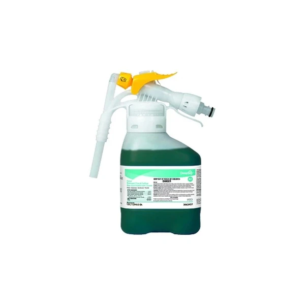 Lagasse - Diverseytm Crew - Dvs3063437 - Diversey Restroom Floor And Surface Disinfectant Cleaner Nonacidic Rtd Dispensing System Liquid Concentrate 1.5 Liter Bottle Fresh Scent Nonsterile - Case/2
