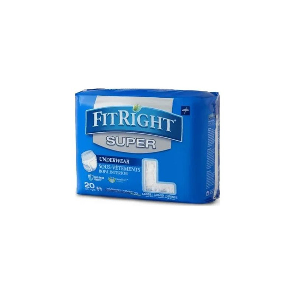 Medline - Fitright - Fit33505Az - Super Protective Underwear - Bag/20