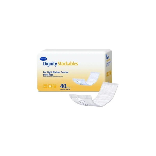 Hartmann - Dignity Coconuts - 30053-180 - Stackables Bladder Control Pad 3 - 1/2 X 12 Inch Light Absorbency Polymer Core One Size Fits Most - Case/180