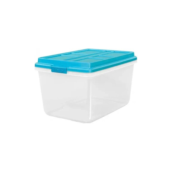 Hms Mfg - Hefty - Hft-7163234623 - Hi - Rise 72 Qt Storage Container, Locking Latches, Double Rimmed, 24.04" W X 16.81" D 14.24" H. - Each