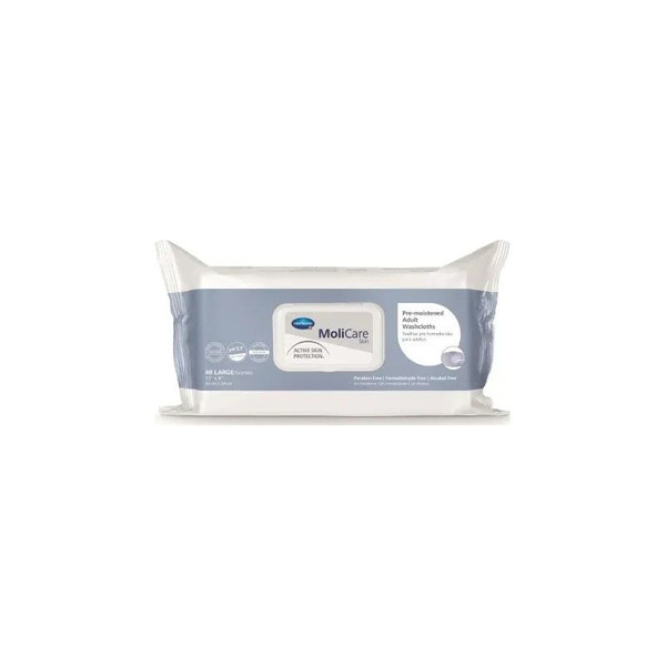 Hartmann - 225600 - Molicare Skin Pre - Moistened Adult Washcloth 9" X 13", Alcohol - Free, Hypoallergenic - Case/576