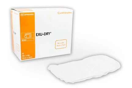 Smith & Nephew - Exu-Dry Anti-Shear Pads Sheets - 5999L72 - Sheet, Non - Permeable - Case/15