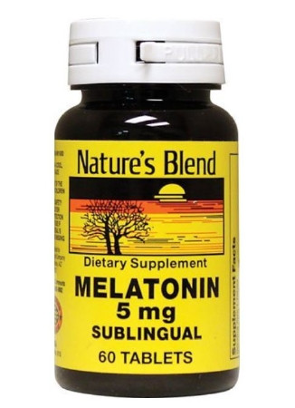 Mckesson - 54629061500 - Melatonin Tab 5Mg Chr Nat/V - BT/1