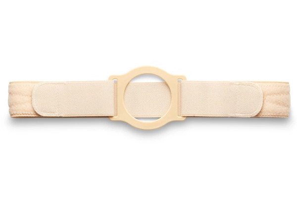 Nu-Hope - Bg2620F - 2" Beige Regular Elastic Nu Comfort Belt Small 2 1/4" Ring Plate - EA/1