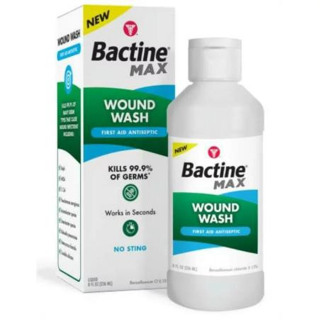 Emerson Healthcare, Llc - 82080 - Bactine Max Wound Wash Liquid, 8 Oz. - EA/1