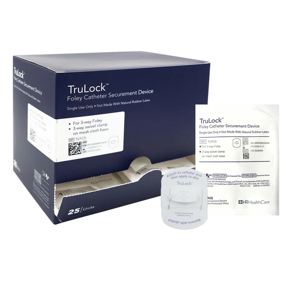 Hr Pharmaceuticals  - Tlfc5 - Trulock Foley Catheter Securement Device For 3-Way Foley Catheter - BX/25