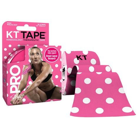 Emerson Healthcare, Llc - 9021045 - Tape Breast Cancer Awareness Pink Polka Dot Synthetic Kinesiology Tape 20 Count - BX/20