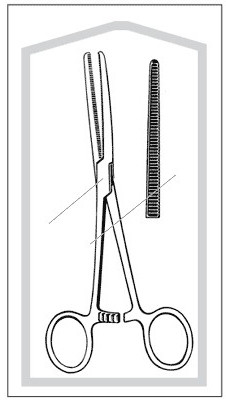Sklar - Merittm - 962545M - Forcep Roch Pean Strt 6 1/4" - CS/25