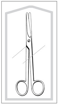 Sklar - Merittm - 962531M - Scissor Mayo Dissecting Strt 5 1/2" - CS/25