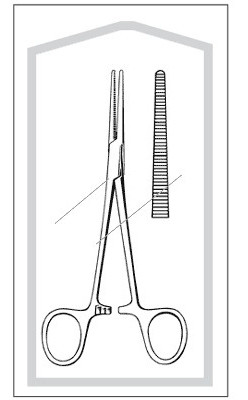 Sr Instruments - Merittm - 962551M - Forcep Crile Strt 5 1/2" - CS/25