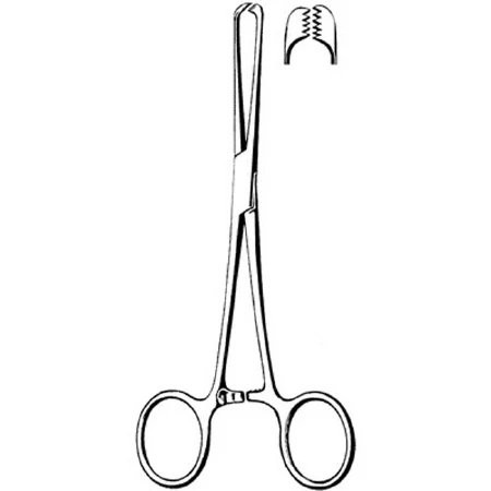 Sr Instruments - Merittm - 97938 - Forcep Allis Tiss 5X6 Teeth 71/2" - EA/1