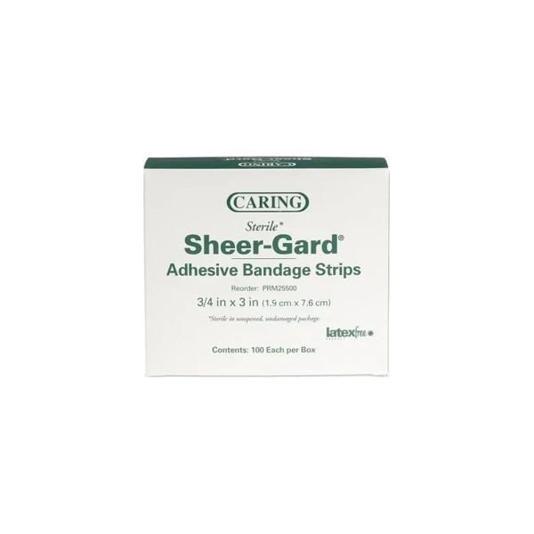 Medline - Prm25500h - Caring Plastic Adhesive Bandages,Natural,No