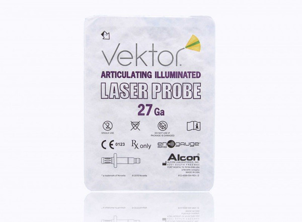 Alcon Labs - 8065752556 - Alcon Vektor Articulating Illuminated Laser Probe 27 Ga - Each