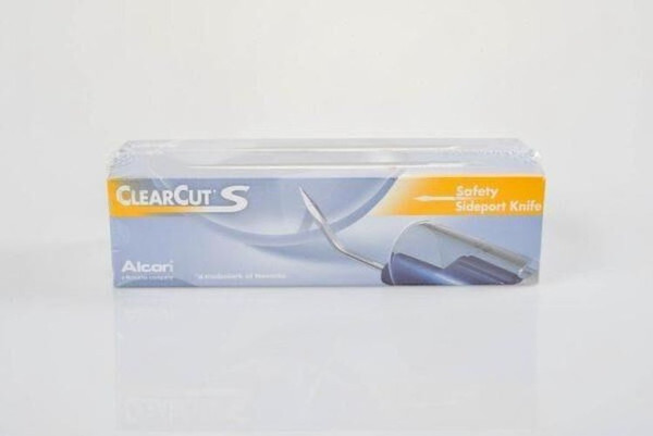 Alcon Labs - 8065771540 - Alcon Clearcut S Safety Sideport Knife 1.0Mm Db Angled (Box Of 6) - Box of 6