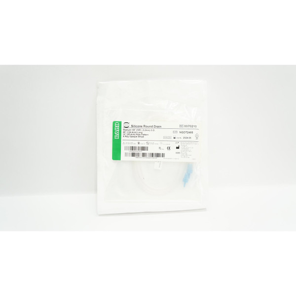 Bard Rochester - 0070210 - Bard Silicone Round Drain Medium 1/8" 0.D 49" Long 10" Hole Pattern(Box Of 10) - Box of 10