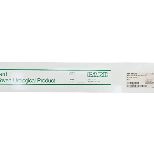Bard Rochester - 021512 - Bard Woven Phillips Follower Urethral Catheter 12 Fr - Each