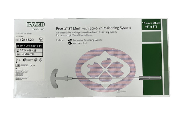 Bard Rochester - 1211520 - Bard Phasix St Mesh W/ Echo 2 Positioning System - Each